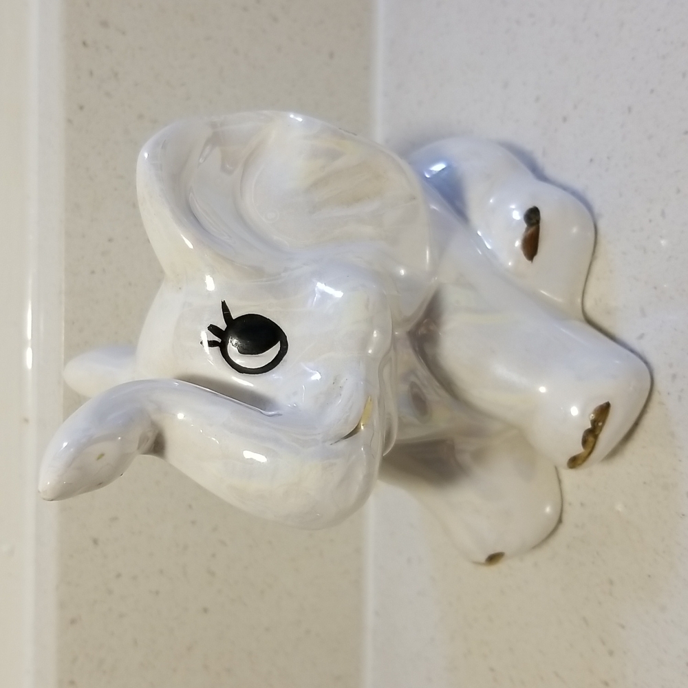 Handpainted Iridescent Elephant - Picture 2 of 9